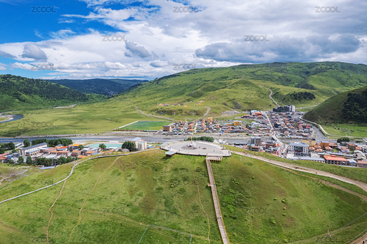 四川康定市塔公草原景區(qū)航拍（主預(yù)覽-11099510） - 未分類 - 站酷設(shè)計(jì)師BrokenArcs原創(chuàng)素材 - 站酷ZCOOL