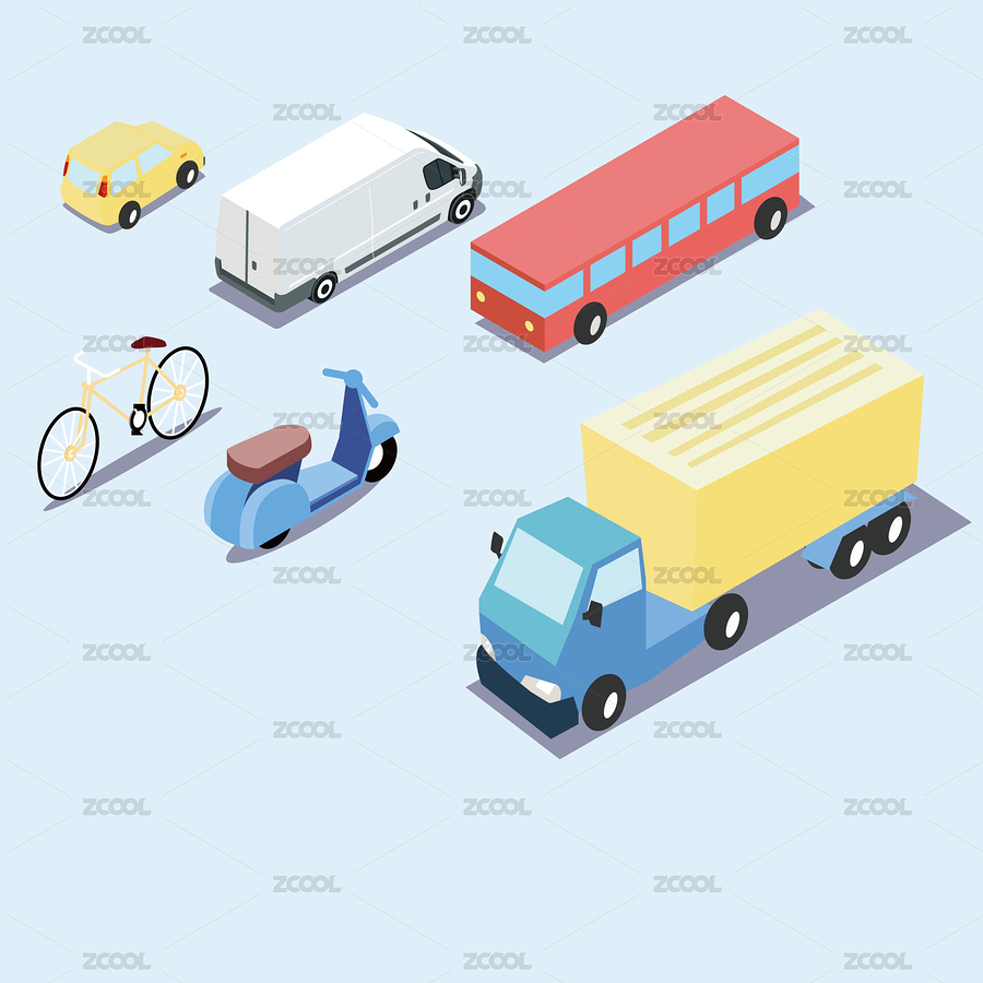 交通工具（主预览-5947956） - 未分类 - 站酷设计师插画师舒琪原创素材 - 站酷ZCOOL