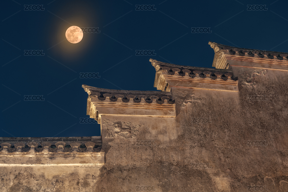 中秋節(jié)寧波象山石浦老街墻頭月亮（主預(yù)覽-2590489） - 未分類(lèi) - 站酷設(shè)計(jì)師Baymax_Wang原創(chuàng)素材 - 站酷ZCOOL