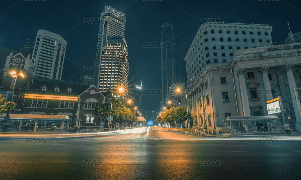 中國(guó)遼寧大連中山廣場(chǎng)夜色（主預(yù)覽-5874752） - 未分類 - 站酷設(shè)計(jì)師Robin綠綠君原創(chuàng)素材 - 站酷ZCOOL