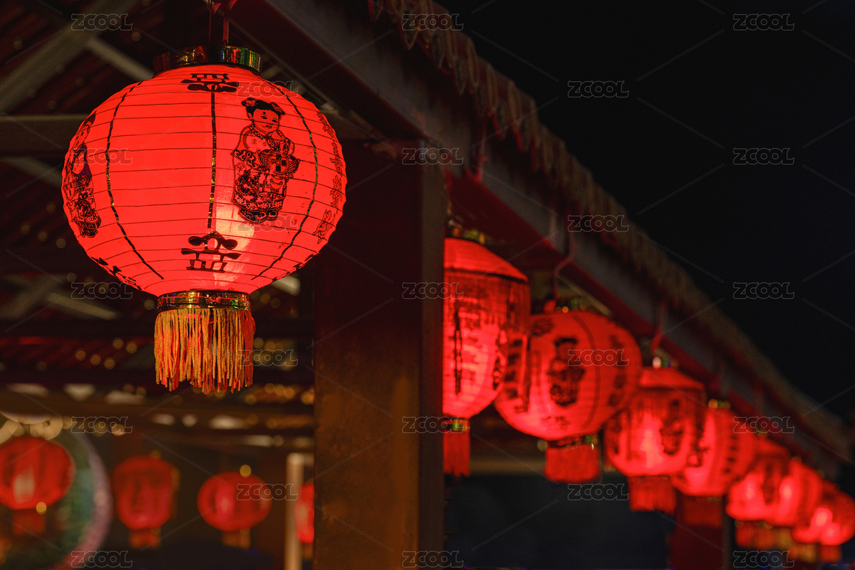 庙会红灯笼（主预览-7041522） - 未分类 - 站酷设计师那一份乡愁原创素材 - 站酷ZCOOL