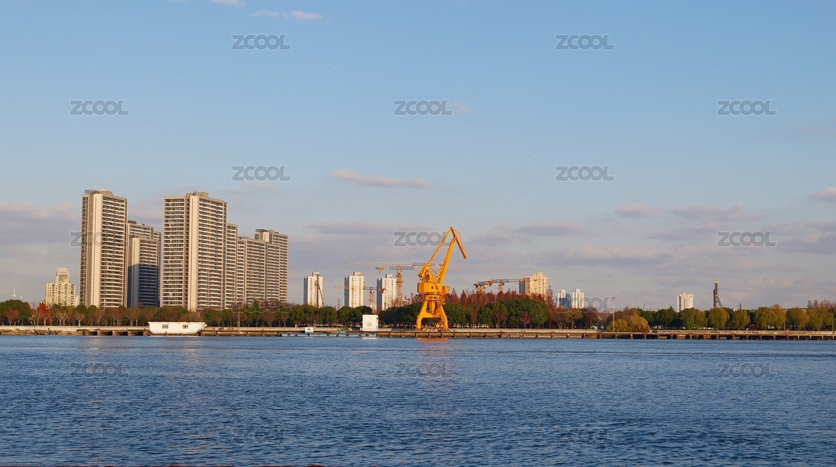 初冬傍晚从上海徐汇西岸看浦东前滩的风景（主预览-12694248） - 未分类 - 站酷设计师ZZIjpC7sob原创素材 - 站酷ZCOOL