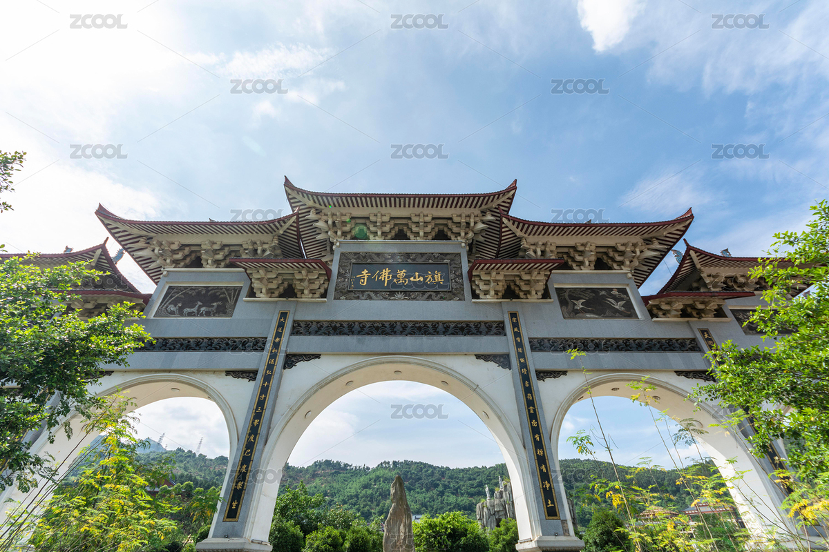 福州旗山万佛寺，福建最大的寺庙。（主预览-8192590） - 未分类 - 站酷设计师陌堂远山原创素材 - 站酷ZCOOL
