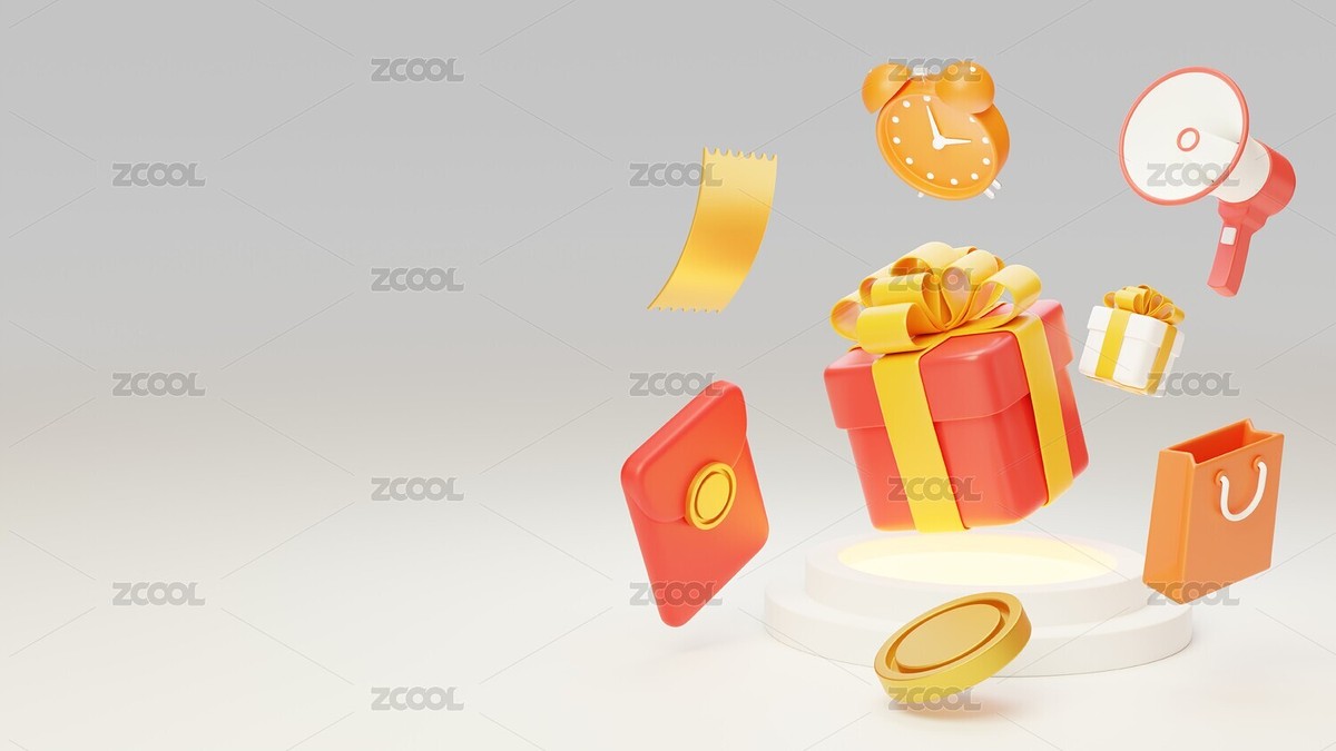 新人福利活動(dòng)邀新回饋好禮3D（主預(yù)覽-5303167） - 未分類 - 站酷設(shè)計(jì)師Miruis原創(chuàng)素材 - 站酷ZCOOL