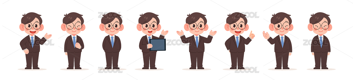 穿西服的男生（主预览-2043401） - 未分类 - 站酷设计师Anniebugu原创素材 - 站酷ZCOOL