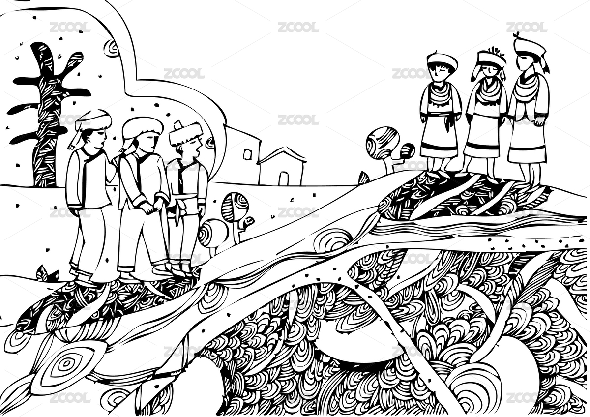 三月三 對山歌 婚戀習(xí)俗 廣西民族節(jié)日 慶典 節(jié)日 民族服裝（主預(yù)覽-1580222） - 未分類 - 站酷設(shè)計師Houshuo鑠原創(chuàng)素材 - 站酷ZCOOL