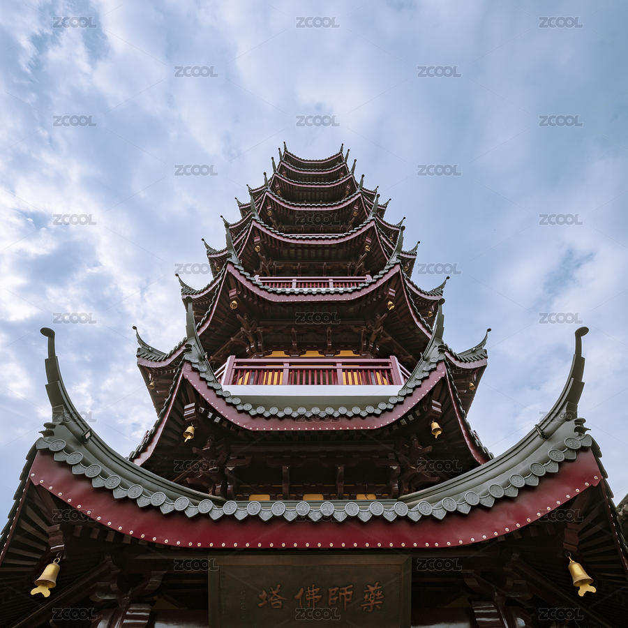 南京雞鳴寺藥師塔建筑風(fēng)光（主預(yù)覽-11107562） - 未分類 - 站酷設(shè)計師萬物視覺原創(chuàng)素材 - 站酷ZCOOL