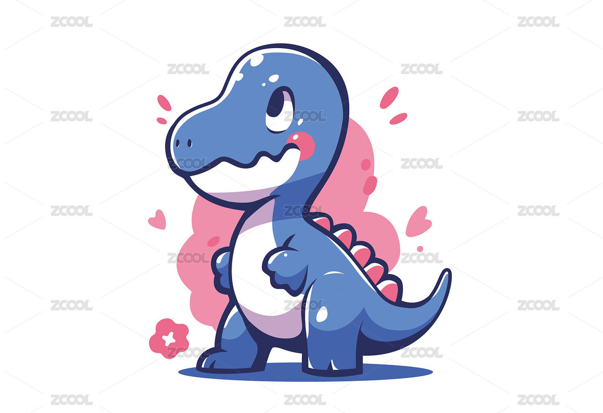 矢量卡通小恐龙（主预览-2811151） - 未分类 - 站酷设计师山顶猫go原创素材 - 站酷ZCOOL