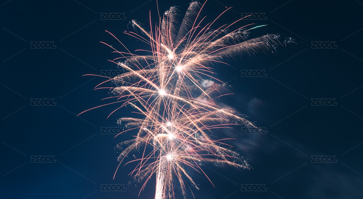 春节烟花绽放夜空（主预览-9541747） - 未分类 - 站酷设计师ferrero07原创素材 - 站酷ZCOOL