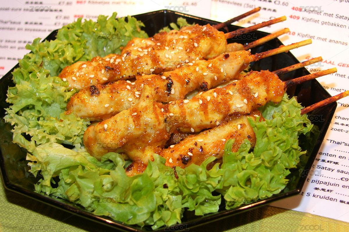 一盤烤雞肉串（主預覽-7184735） - 未分類 - 站酷設(shè)計師行走太空的貓原創(chuàng)素材 - 站酷ZCOOL