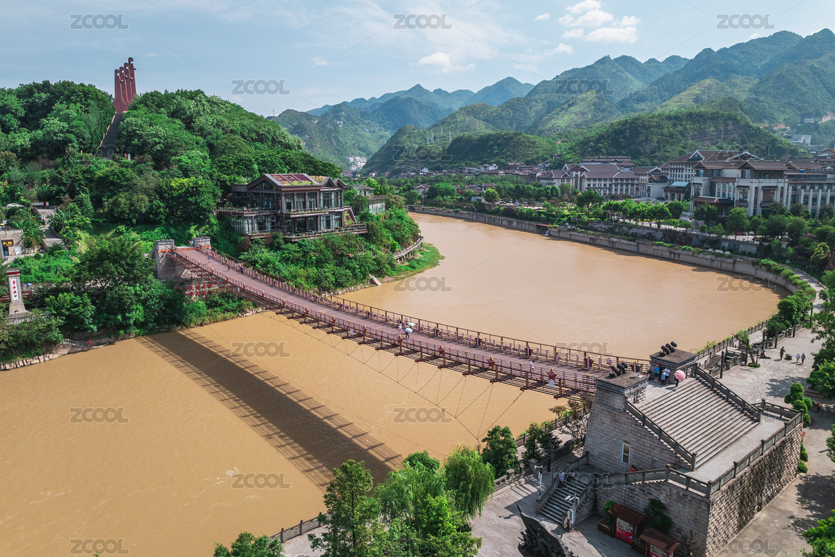 貴州遵義茅臺鎮(zhèn)赤水河城市建筑航拍風光（主預覽-4372465） - 未分類 - 站酷設(shè)計師陳小羊Timeline原創(chuàng)素材 - 站酷ZCOOL