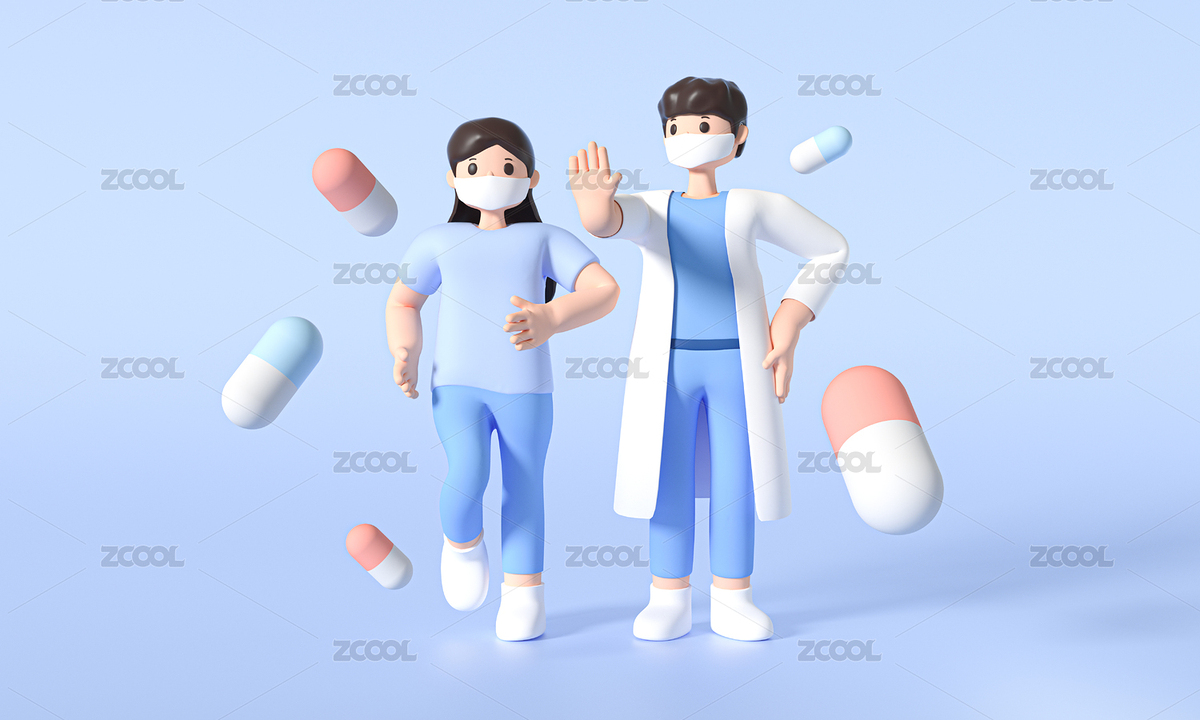 3D渲染卡通醫(yī)療插畫（主預(yù)覽-3562663） - 未分類 - 站酷設(shè)計(jì)師LIUXWEN原創(chuàng)素材 - 站酷ZCOOL