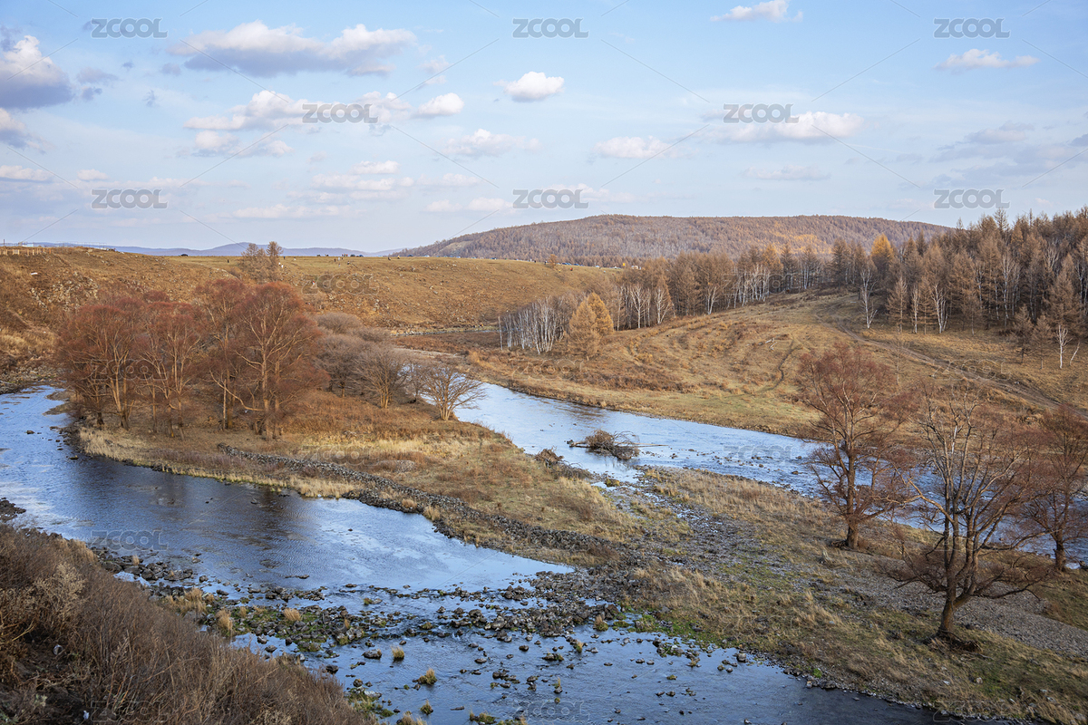 中國內(nèi)蒙古阿爾山國家森林公園不凍河秋景（主預(yù)覽-12402027） - 未分類 - 站酷設(shè)計師藍(lán)小空原創(chuàng)素材 - 站酷ZCOOL