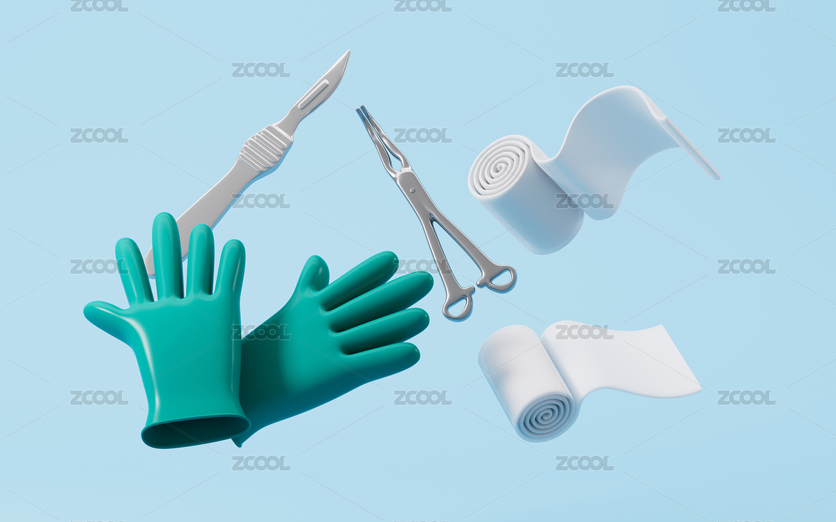 卡通外科手術(shù)器械3D渲染（主預(yù)覽-11832495） - 未分類 - 站酷設(shè)計(jì)師TinaJi0718原創(chuàng)素材 - 站酷ZCOOL