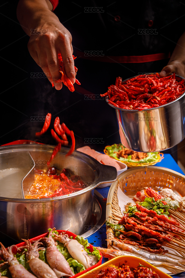 暗色调厨师制作麻辣火锅涮串（主预览-6499436） - 未分类 - 站酷设计师云端工作室原创素材 - 站酷ZCOOL
