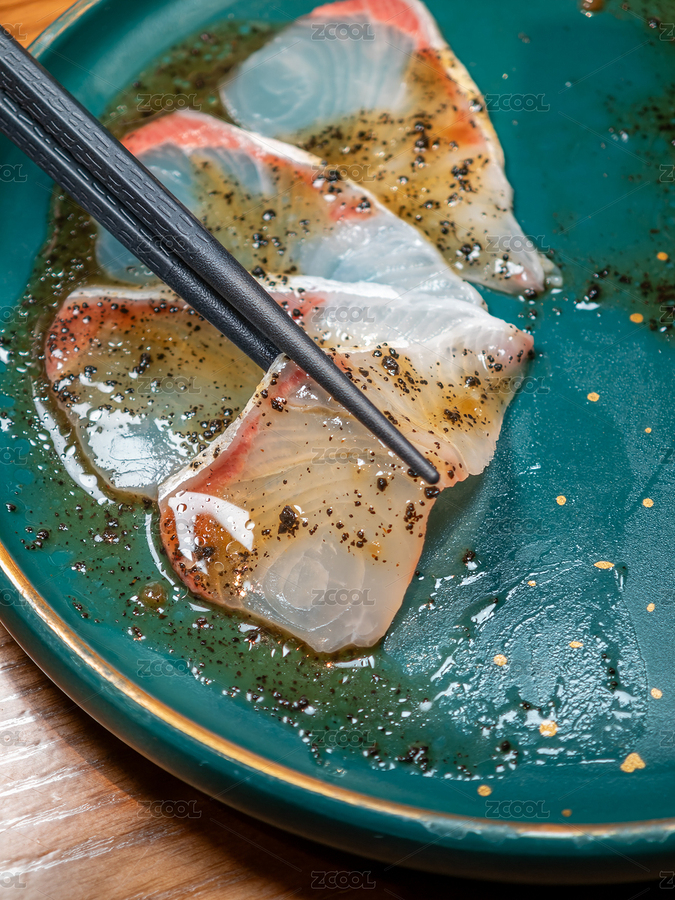 精致擺盤的白身魚刺身薄切配醬汁特寫（主預(yù)覽-12478284） - 未分類 - 站酷設(shè)計(jì)師STC炳權(quán)原創(chuàng)素材 - 站酷ZCOOL