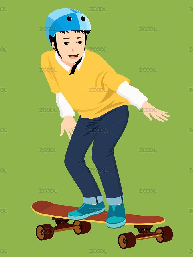 戴頭盔騎著滑板的活力少年（主預(yù)覽-7122272） - 未分類(lèi) - 站酷設(shè)計(jì)師北極星空原創(chuàng)素材 - 站酷ZCOOL
