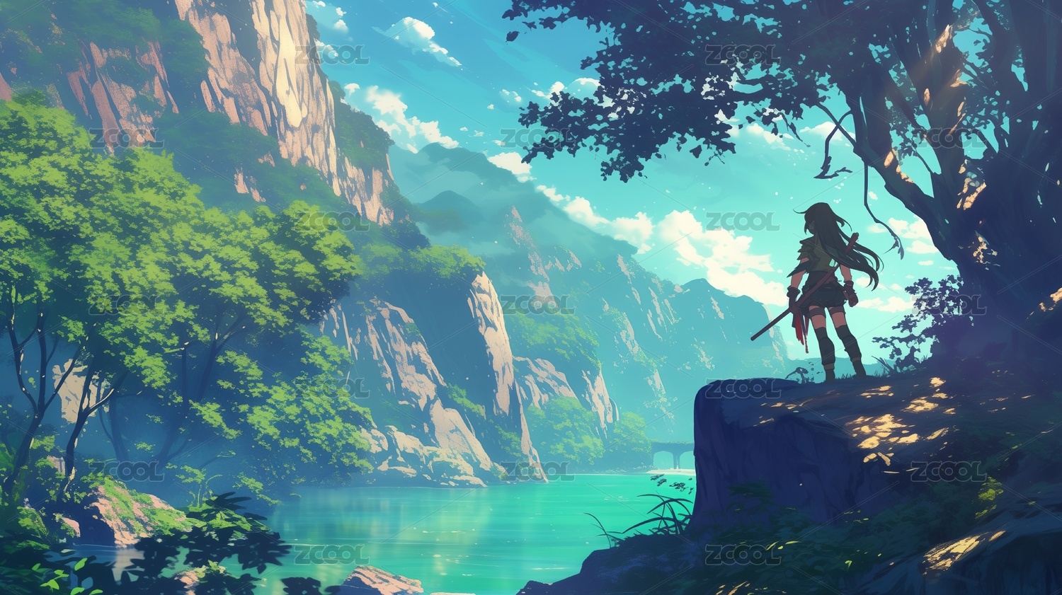 二次元动漫风景场景