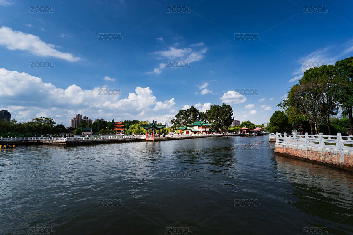 昆明大觀樓公園（主預覽-8964638） - 未分類 - 站酷設計師嘰里咕嚕丁原創(chuàng)素材 - 站酷ZCOOL