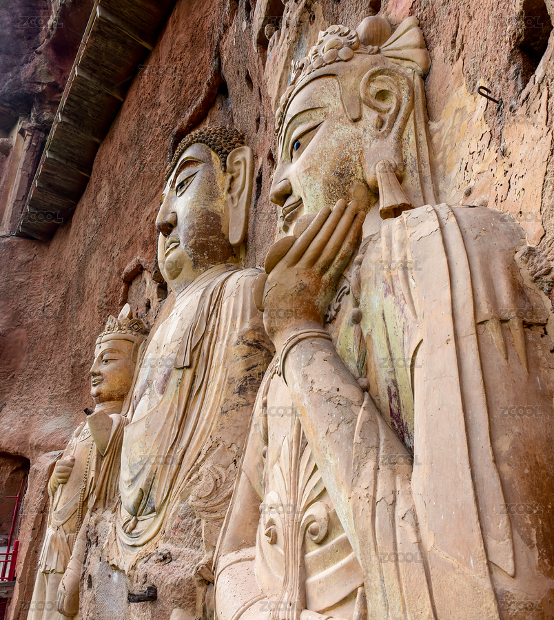 甘肅省天水市世界文化遺產(chǎn)麥積山石窟（主預(yù)覽-11766699） - 未分類 - 站酷設(shè)計(jì)師貓爺爺515原創(chuàng)素材 - 站酷ZCOOL