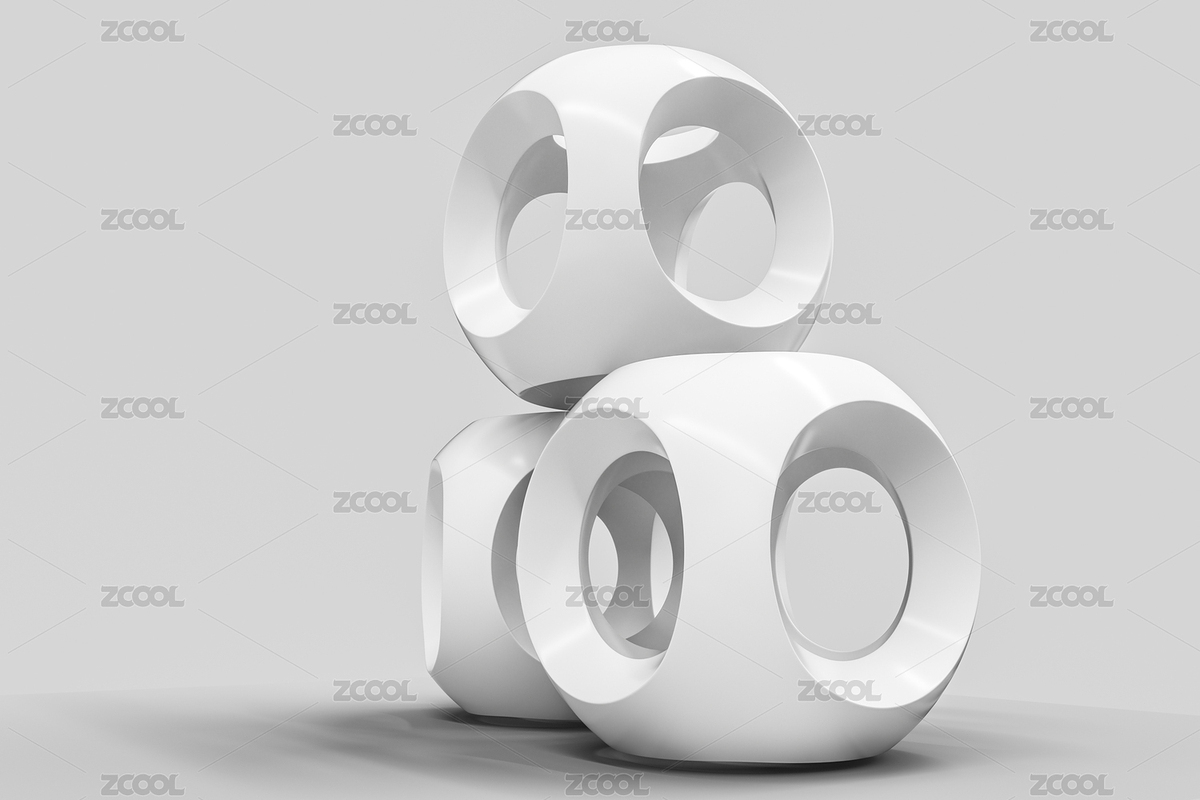 三维渲染，工业设计产品概念，白色金属球（主预览-2722945） - 未分类 - 站酷设计师VinkFan原创素材 - 站酷ZCOOL