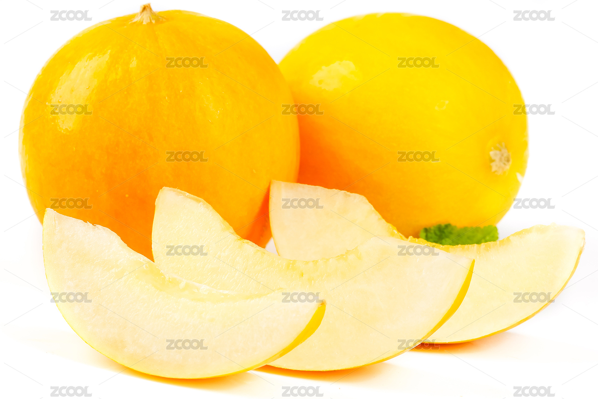 白底上放著一堆新鮮黃河蜜瓜和切塊的蜜瓜（主預(yù)覽-3310109） - 未分類(lèi) - 站酷設(shè)計(jì)師PAOPAO攝影工作室原創(chuàng)素材 - 站酷ZCOOL