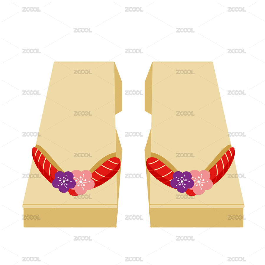 卡通手绘生活用品日式木屐插画（主预览-8374783） - 未分类 - 站酷设计师安147123原创素材 - 站酷ZCOOL