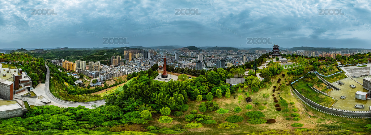 中国四川省巴中市720度全景南龛山高楼（主预览-11191571） - 未分类 - 站酷设计师赞赞尼原创素材 - 站酷ZCOOL