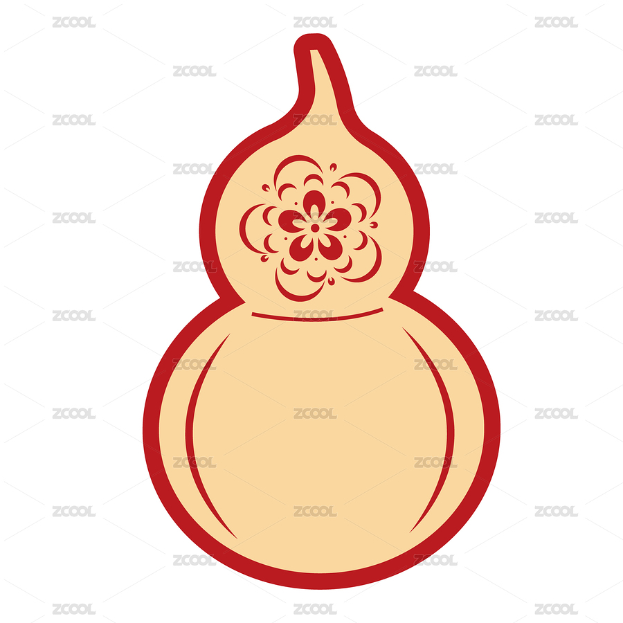 兔年矢量燙金剪紙風復古紋樣寶葫蘆（主預覽-1095068） - 未分類 - 站酷設計師吉祥魚原創(chuàng)素材 - 站酷ZCOOL