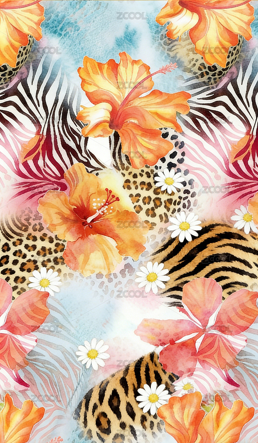 斑马纹大花（主预览-12603349） - 未分类 - 站酷设计师FHsoBKpAYk原创素材 - 站酷ZCOOL