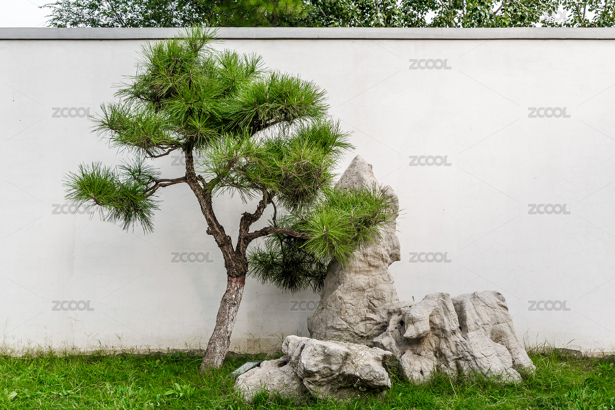 中式園林奇石綠植景觀，河南省開封鐵塔公園（主預(yù)覽-4240233） - 未分類 - 站酷設(shè)計師秋影隨風原創(chuàng)素材 - 站酷ZCOOL