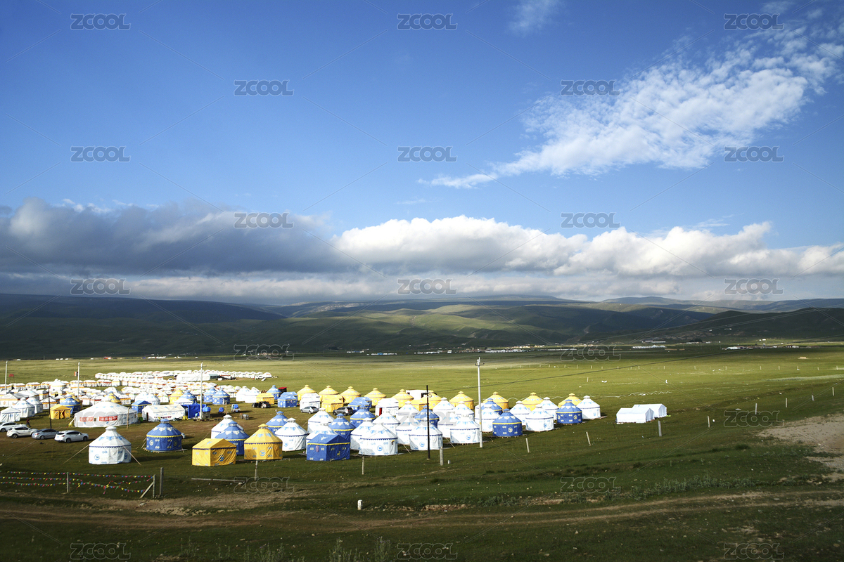祁連大草原上的蒙古包（主預(yù)覽-10680274） - 未分類 - 站酷設(shè)計師ADREA原創(chuàng)素材 - 站酷ZCOOL