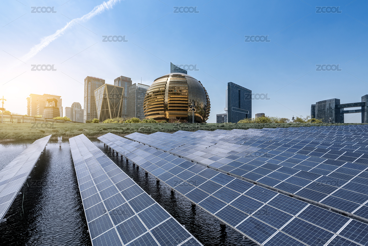 城市天际线与太阳能板（主预览-11138783） - 未分类 - 站酷设计师feichangbaoquan原创素材 - 站酷ZCOOL