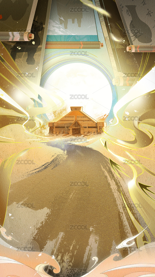 国风场景（主预览-989317） - 未分类 - 站酷设计师聆子呀原创素材 - 站酷ZCOOL