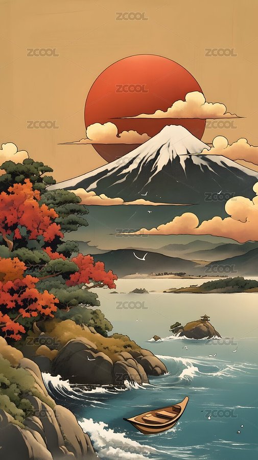 浮世繪交通工具船（主預(yù)覽-862747） - 未分類(lèi) - 站酷設(shè)計(jì)師DEX2011原創(chuàng)素材 - 站酷ZCOOL
