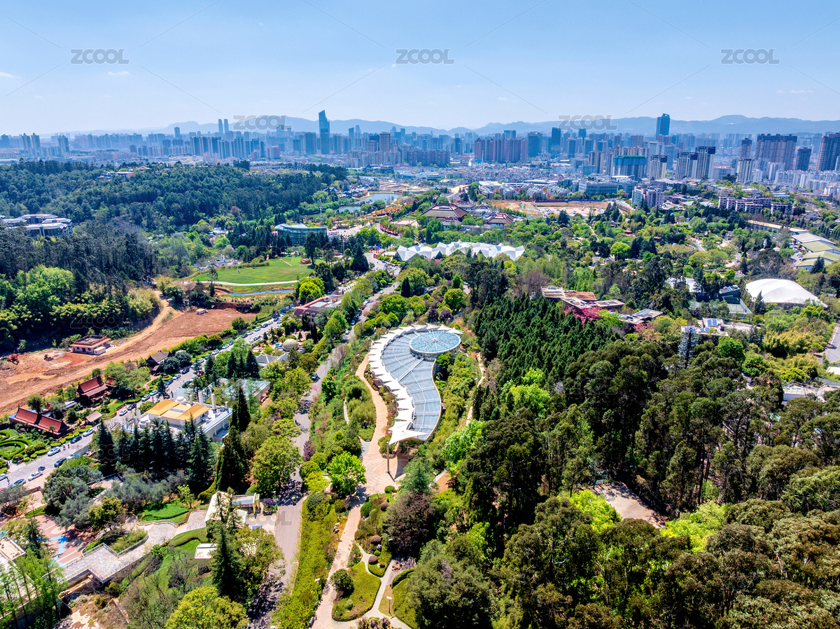 中国云南昆明世界园艺博览园航拍风光（主预览-12060126） - 未分类 - 站酷设计师健忘的行摄世界原创素材 - 站酷ZCOOL