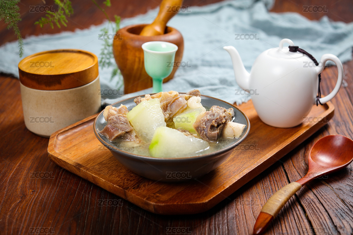 滋補(bǔ)美味湯菜美食冬瓜骨頭湯（主預(yù)覽-5584900） - 未分類 - 站酷設(shè)計(jì)師曇華碎影原創(chuàng)素材 - 站酷ZCOOL