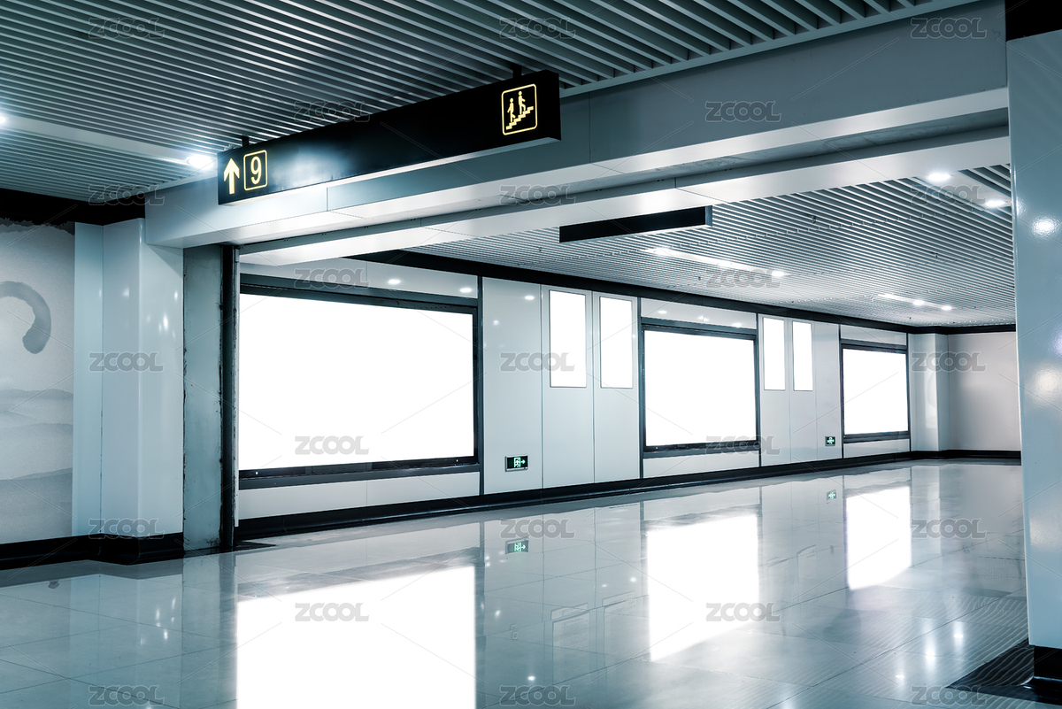 城市地鐵站里的空白廣告牌（主預(yù)覽-7781717） - 未分類 - 站酷設(shè)計(jì)師VinkFan原創(chuàng)素材 - 站酷ZCOOL