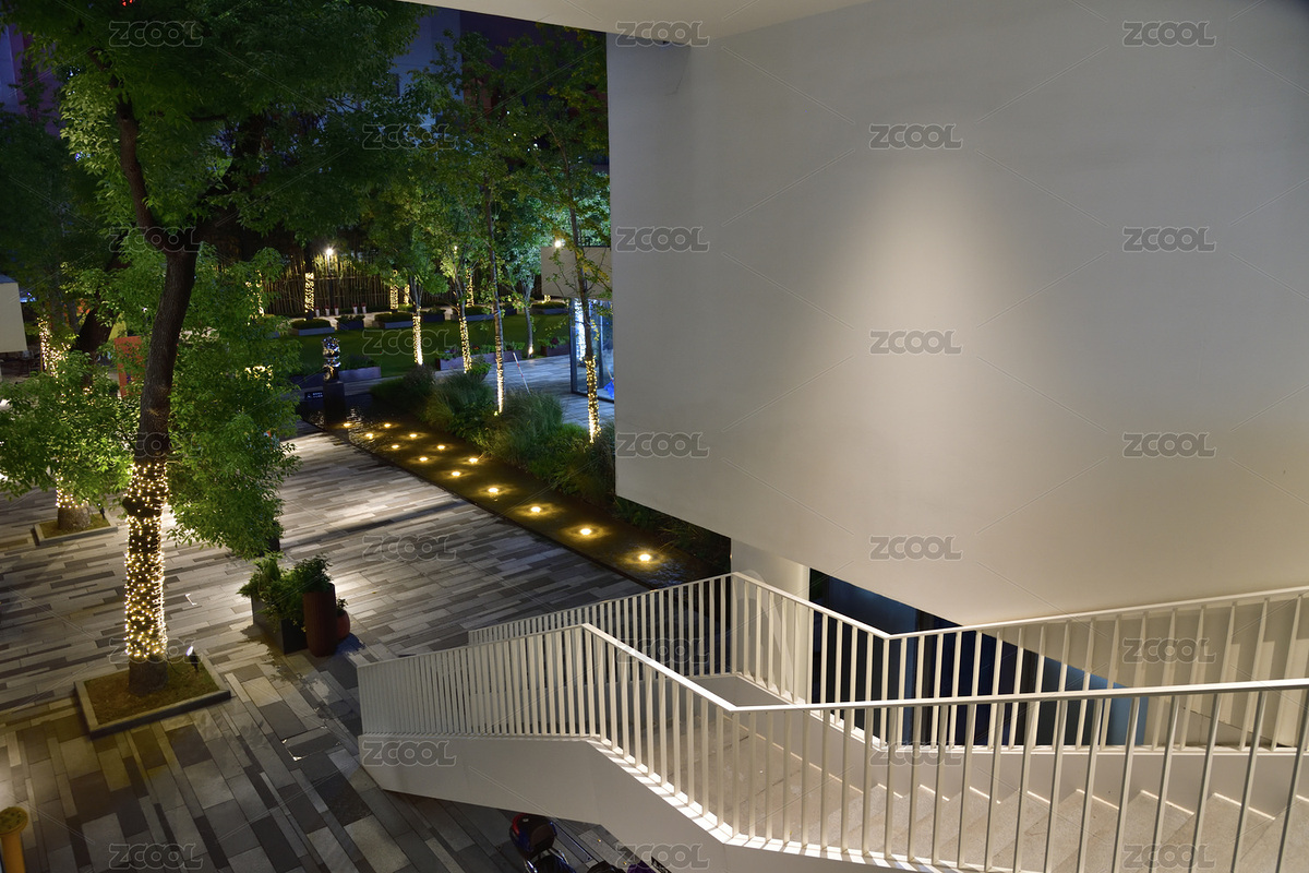 創(chuàng)意園區(qū)樓梯夜景（主預覽-6189431） - 未分類 - 站酷設計師攝影球星原創(chuàng)素材 - 站酷ZCOOL