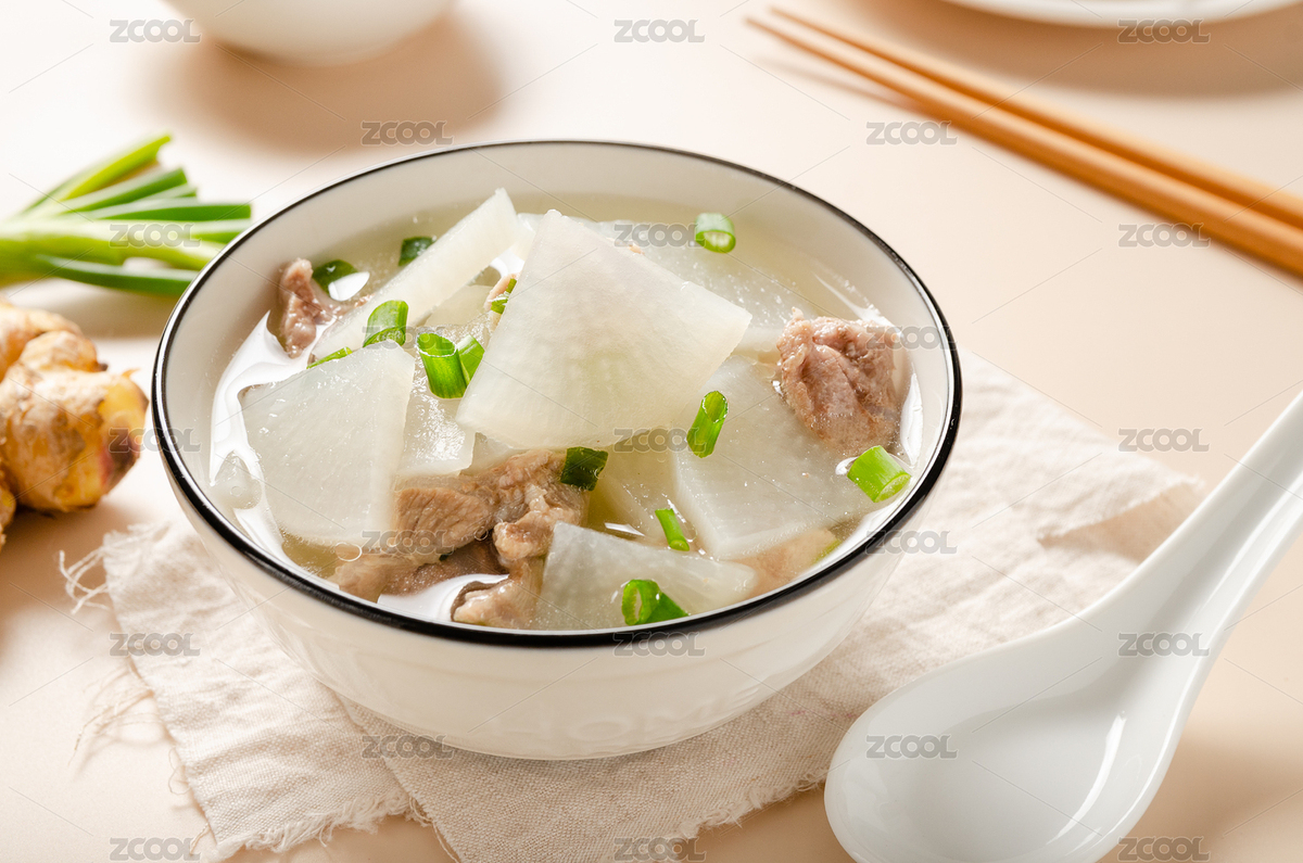 一碗冬日家常湯品豬瘦肉白蘿卜湯（主預(yù)覽-7547856） - 未分類 - 站酷設(shè)計(jì)師今日吃魚原創(chuàng)素材 - 站酷ZCOOL