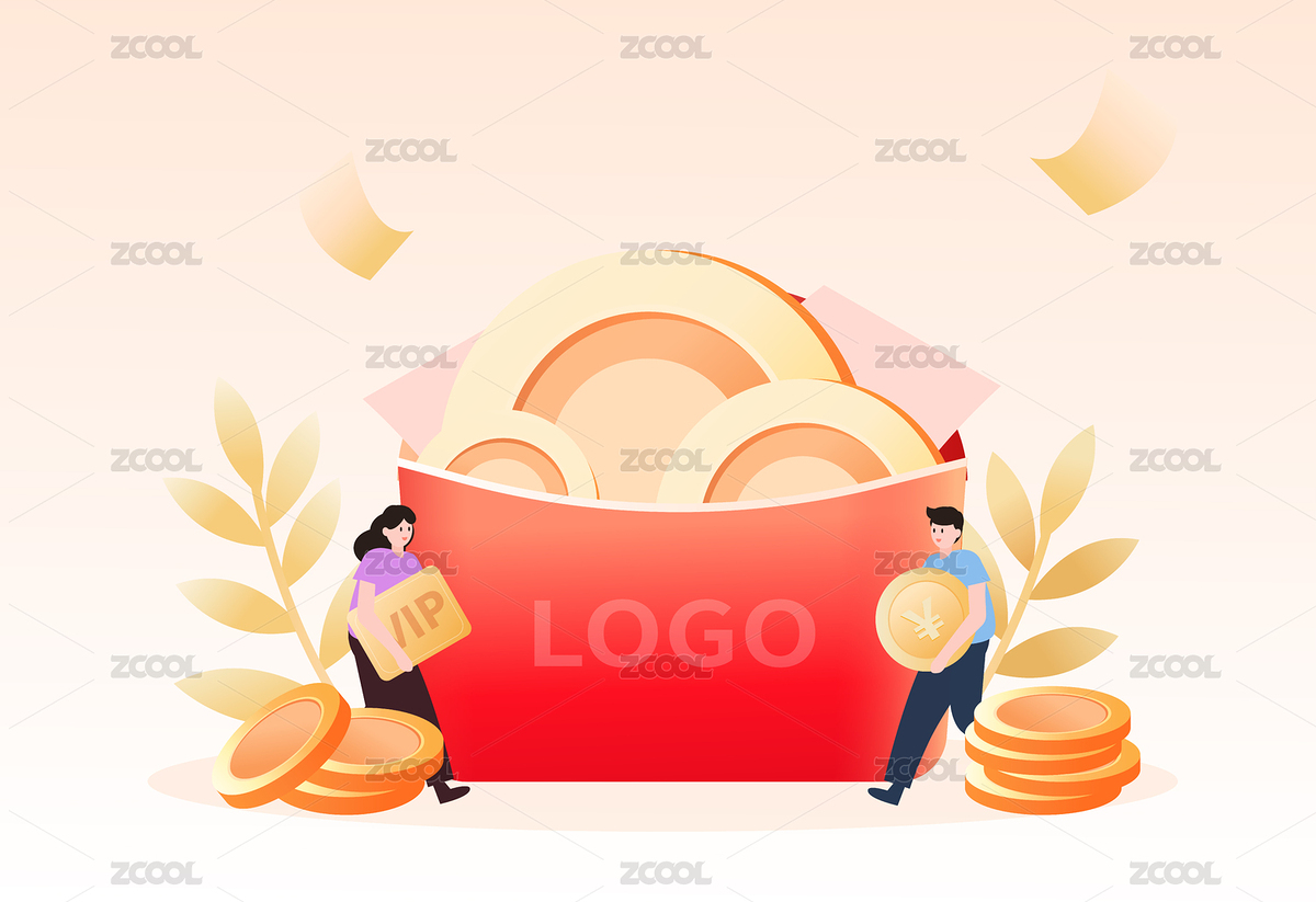 互聯(lián)網(wǎng)金融節(jié)日會員禮物矢量插畫（主預覽-8055071） - 未分類 - 站酷設(shè)計師NingMoo原創(chuàng)素材 - 站酷ZCOOL