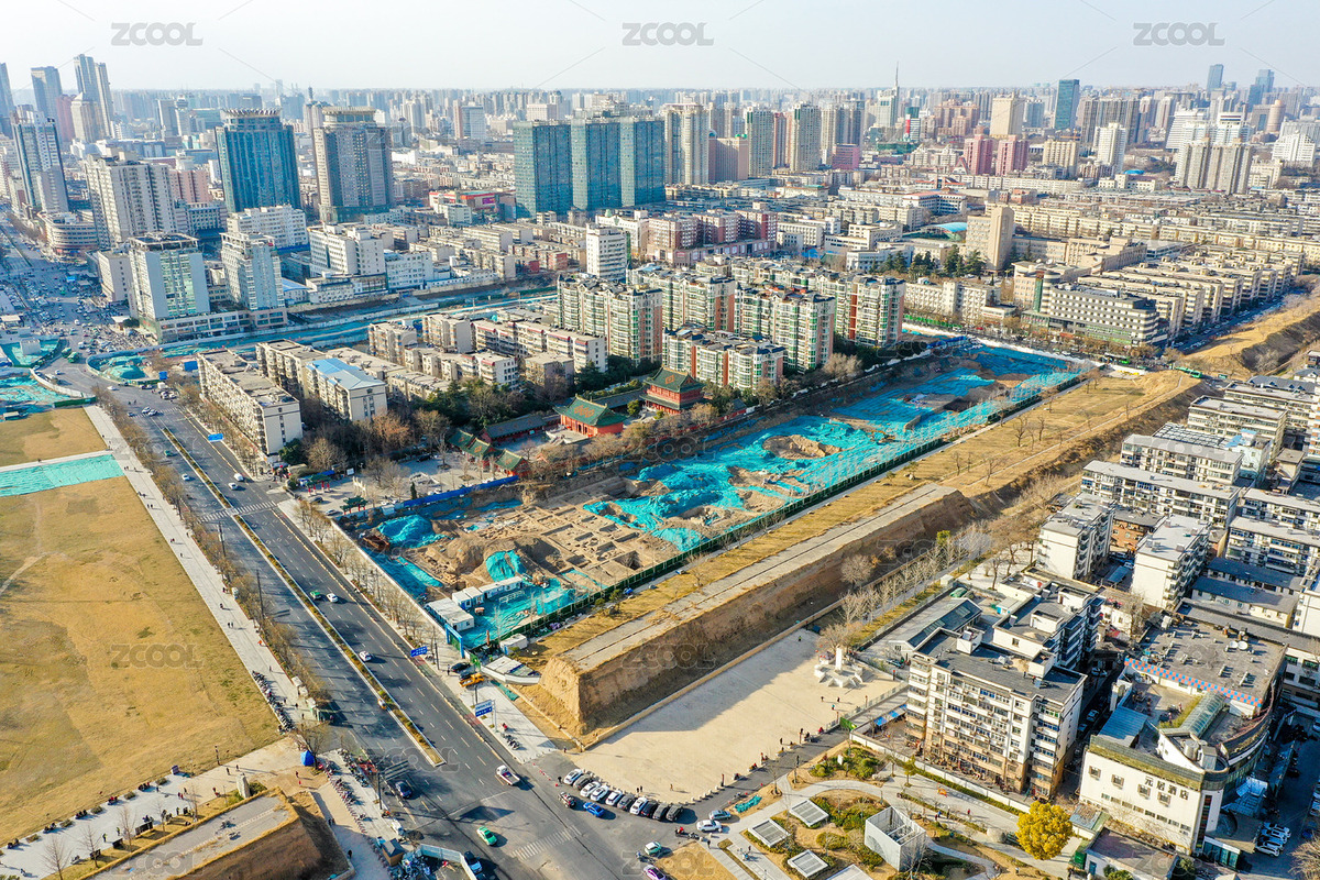 航拍中国河南郑州商代遗址城垣土城墙（主预览-1344115） - 未分类 - 站酷设计师VPiegemfHK原创素材 - 站酷ZCOOL