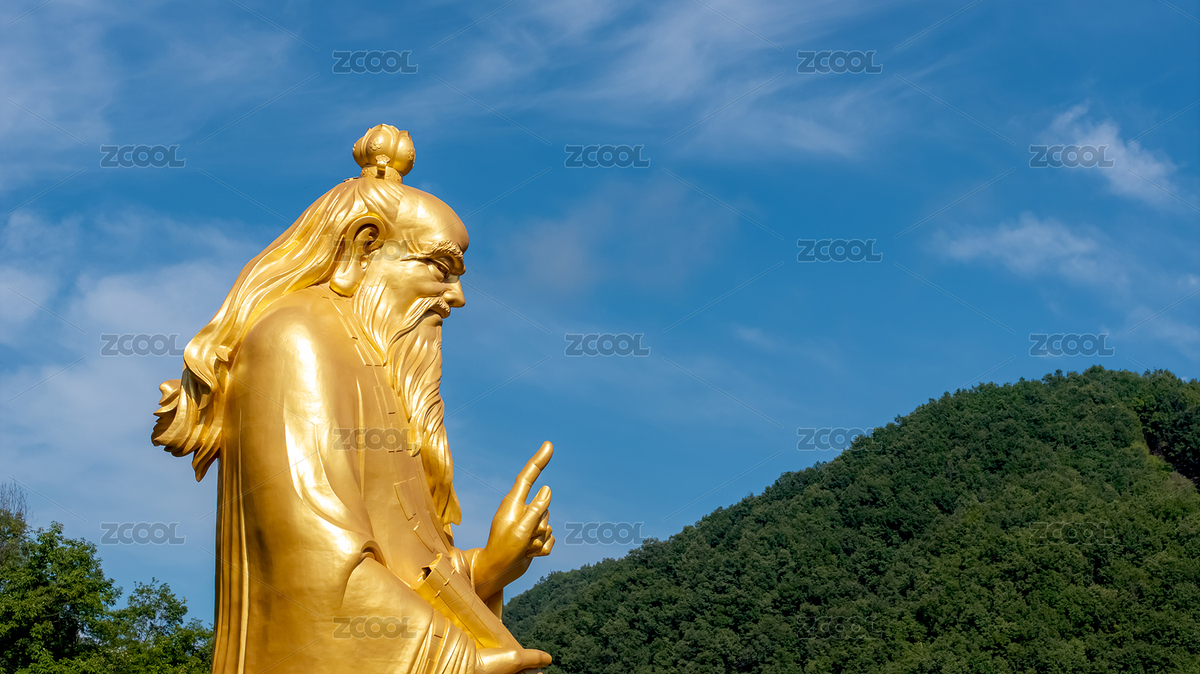 洛阳老君山景区老子雕像航拍（主预览-8152401） - 未分类 - 站酷设计师哈哈80808原创素材 - 站酷ZCOOL