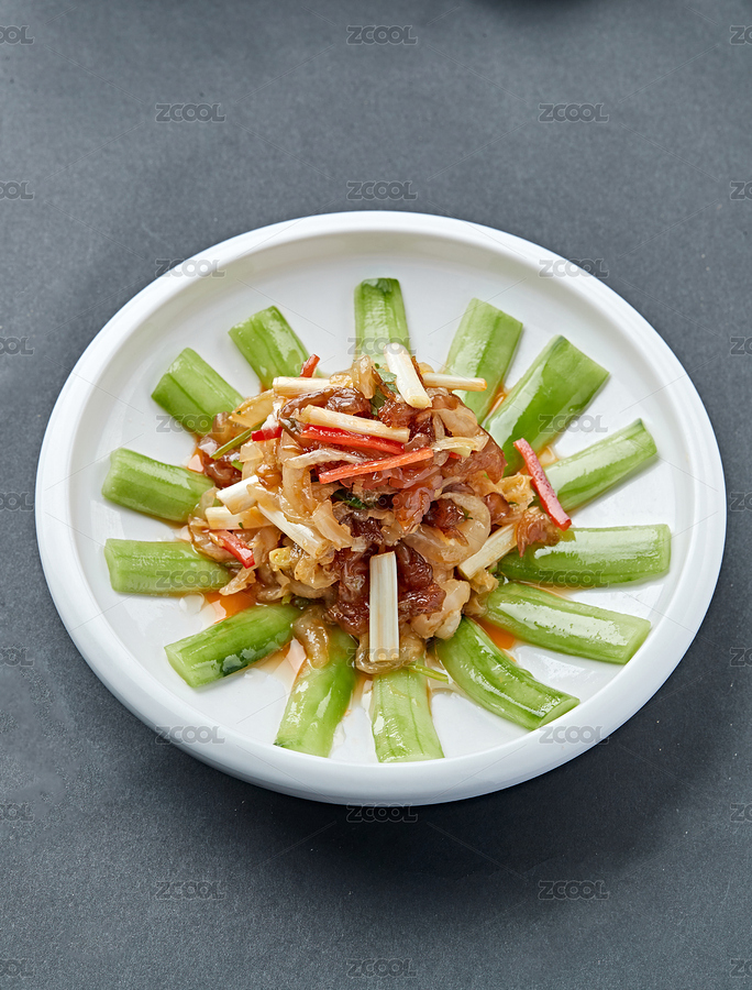 白菜心拌海蟄頭（主預(yù)覽-4970571） - 未分類 - 站酷設(shè)計師藍(lán)太陽TNT原創(chuàng)素材 - 站酷ZCOOL