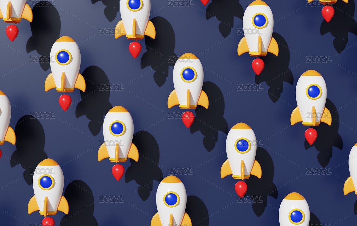 火箭航天工具星际旅行飞行3D（主预览-3328540） - 未分类 - 站酷设计师Miruis原创素材 - 站酷ZCOOL