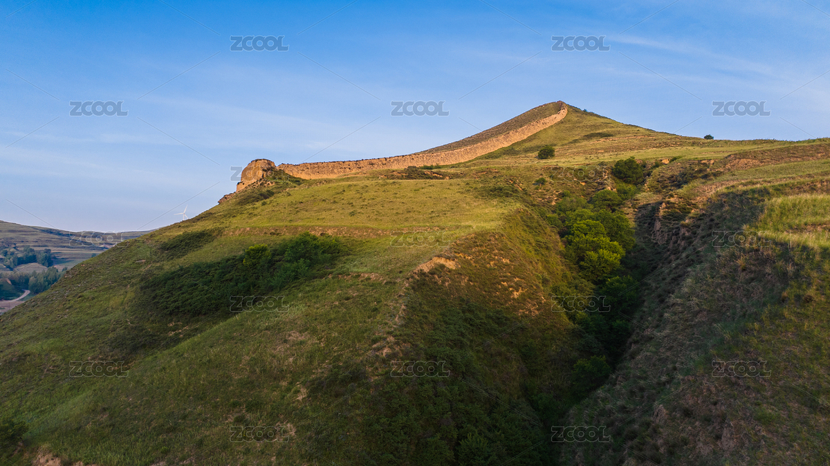航拍晉西北邊塞小城神池縣野豬口明長城（主預覽-9030913） - 未分類 - 站酷設計師赤橙伽楠原創(chuàng)素材 - 站酷ZCOOL