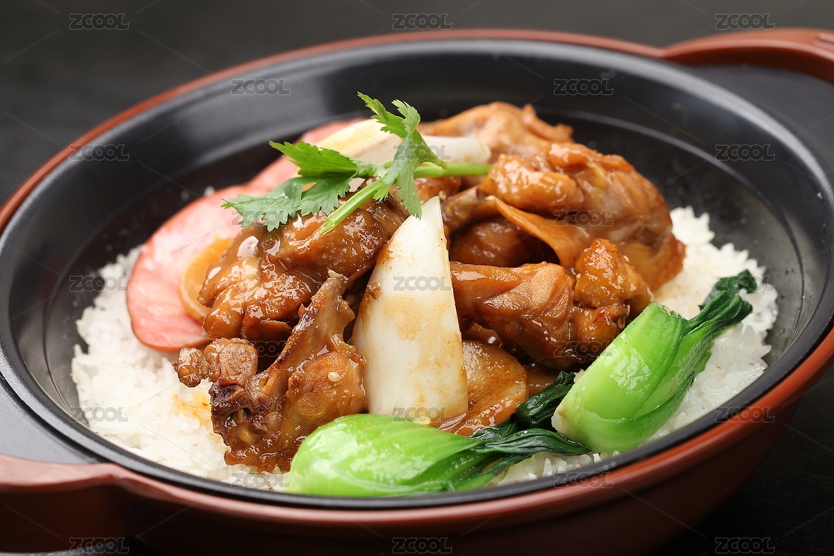 中國上海的一道熱菜——紅燒土雞煲仔飯（主預覽-5951387） - 未分類 - 站酷設計師醉美中國菜原創(chuàng)素材 - 站酷ZCOOL