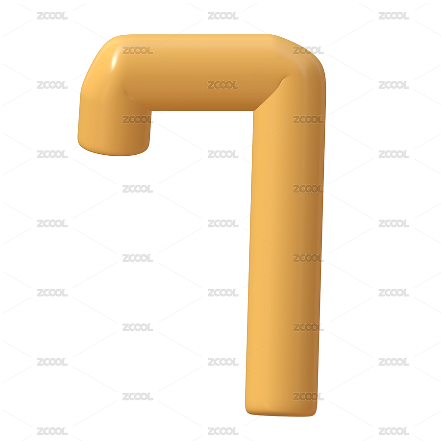 3D數(shù)字7（主預(yù)覽-7663818） - 未分類 - 站酷設(shè)計師Anniebugu原創(chuàng)素材 - 站酷ZCOOL