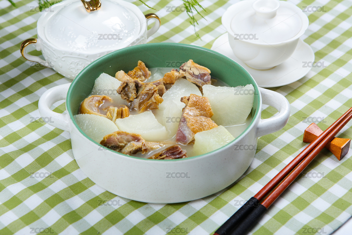 粵菜美食臘鴨燉蘿卜（主預(yù)覽-6918205） - 未分類 - 站酷設(shè)計師曇華碎影原創(chuàng)素材 - 站酷ZCOOL