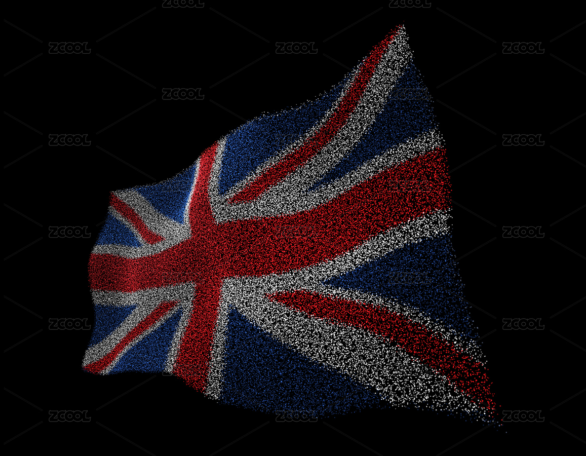 漂亮的粒子国旗，飘动的国旗（主预览-8758387） - 未分类 - 站酷设计师yongheng1996原创素材 - 站酷ZCOOL